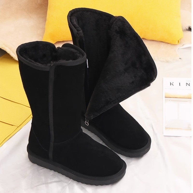 Fleece-lined boots