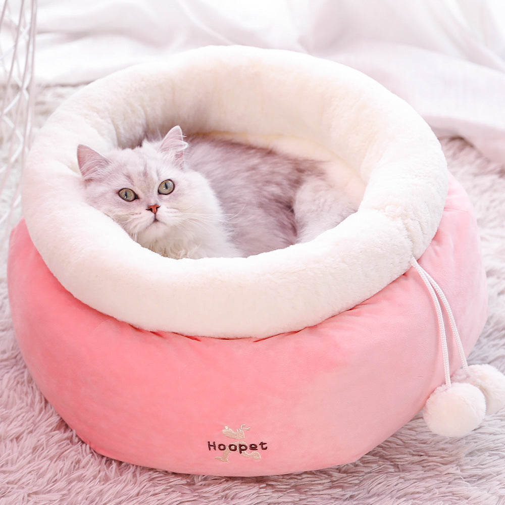 Winter cat bed