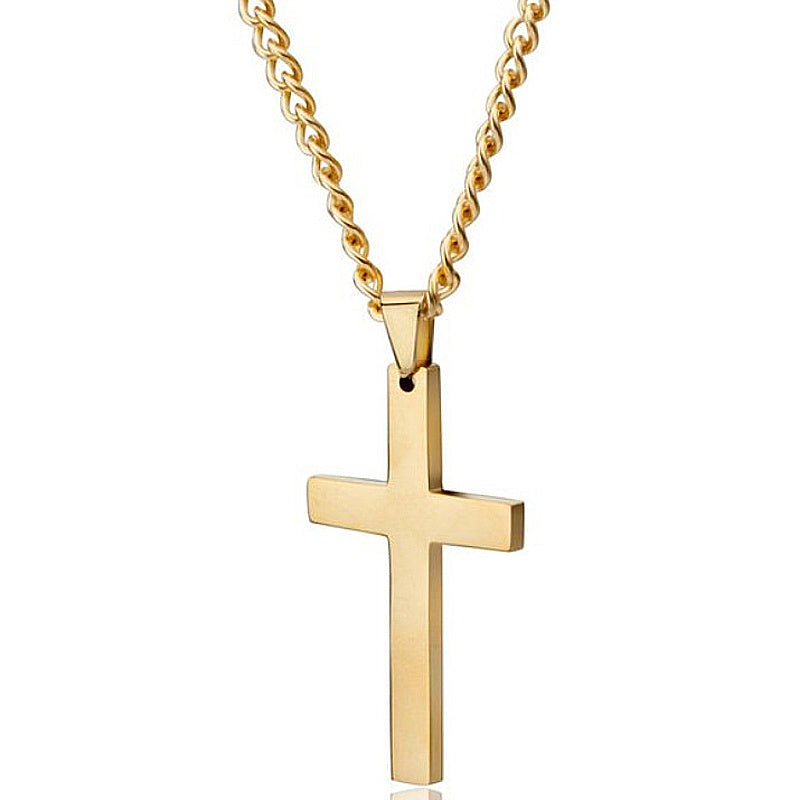 Classic Cross Necklace Stainless Steel