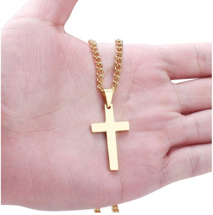 Classic Cross Necklace Stainless Steel