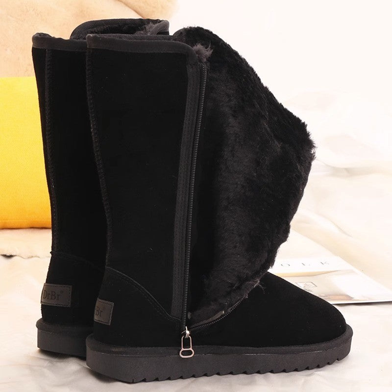 Fleece-lined boots
