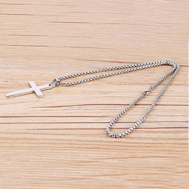 Classic Cross Necklace Stainless Steel