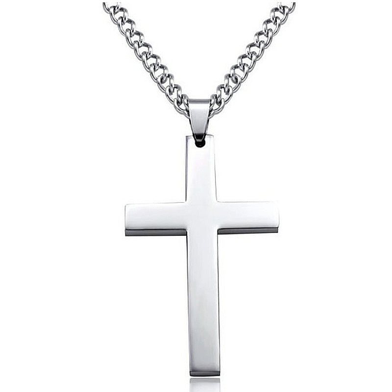 Classic Cross Necklace Stainless Steel