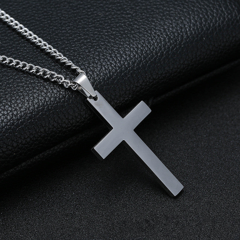 Classic Cross Necklace Stainless Steel
