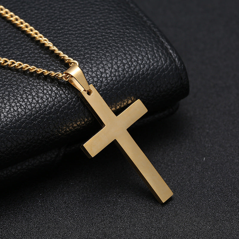 Classic Cross Necklace Stainless Steel