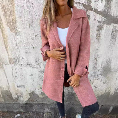 Cardigan Mid-Length Coat