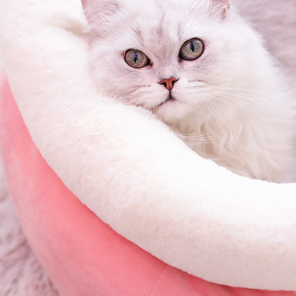 Winter cat bed