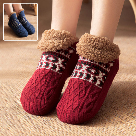 Fall And Winter Warm Non-slip Carpet Socks