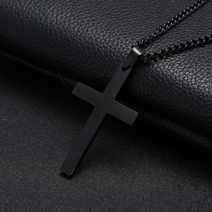 Classic Cross Necklace Stainless Steel