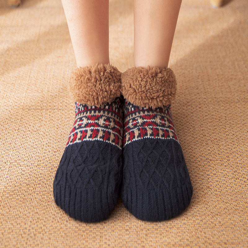 Fall And Winter Warm Non-slip Carpet Socks