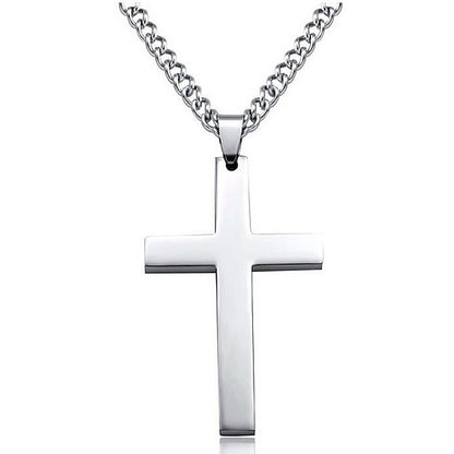 Classic Cross Necklace Stainless Steel