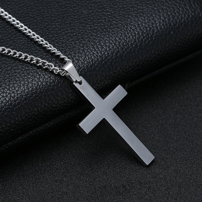 Classic Cross Necklace Stainless Steel