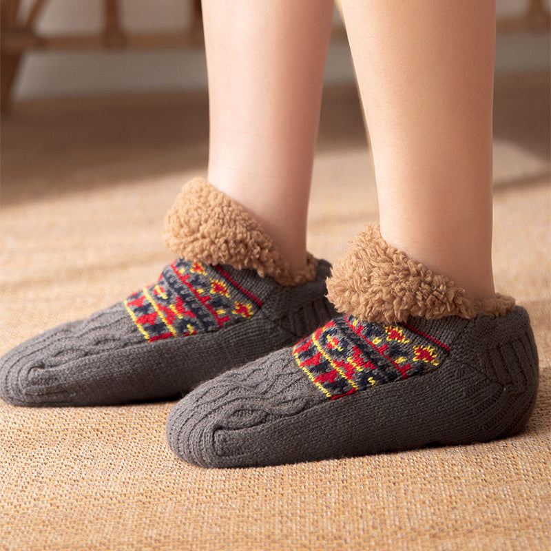 Fall And Winter Warm Non-slip Carpet Socks