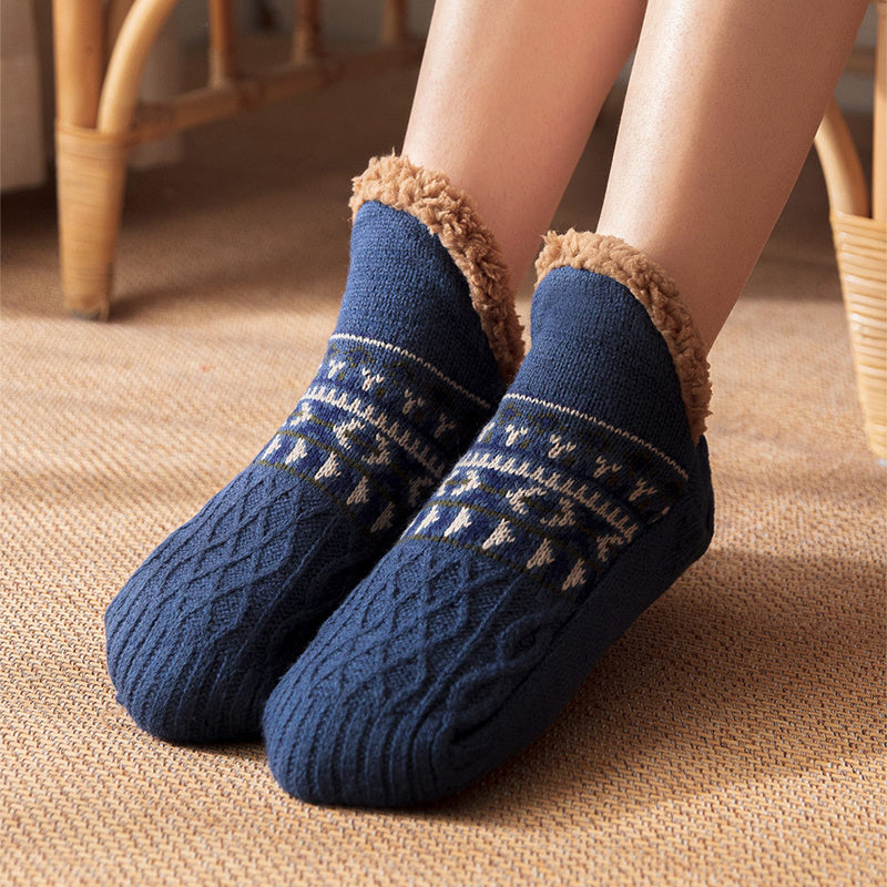 Fall And Winter Warm Non-slip Carpet Socks