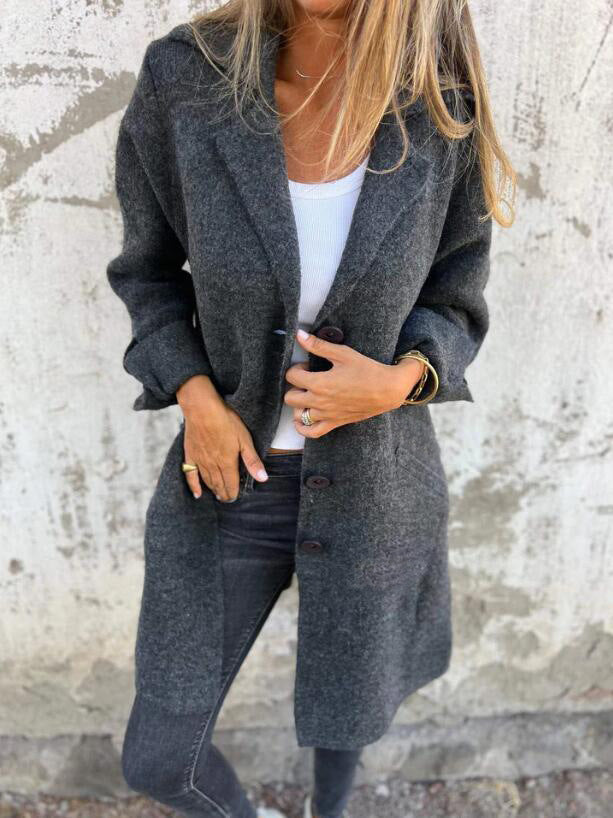 Cardigan Mid-Length Coat