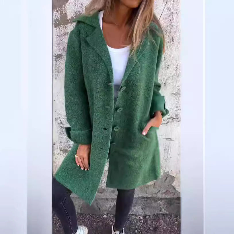 Cardigan Mid-Length Coat
