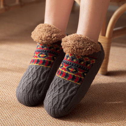 Fall And Winter Warm Non-slip Carpet Socks