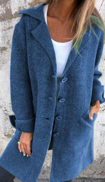 Cardigan Mid-Length Coat
