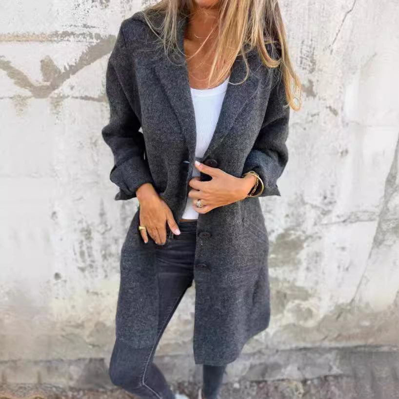 Cardigan Mid-Length Coat