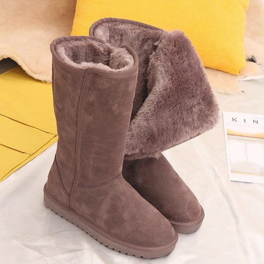 Fleece-lined boots